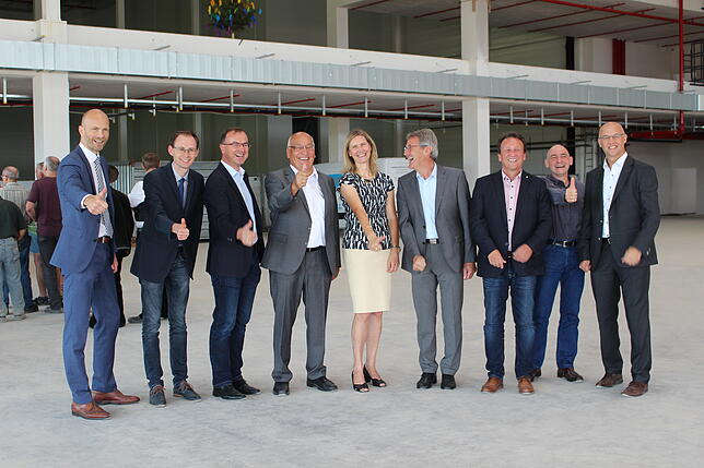 Rainer Frei (von links), Micha Bächle, Roland Bäurer, Adolf Baumann, Silvia Frei, Herbert Kraibühler, Ingo Hermann, Daniel Bucher und ...