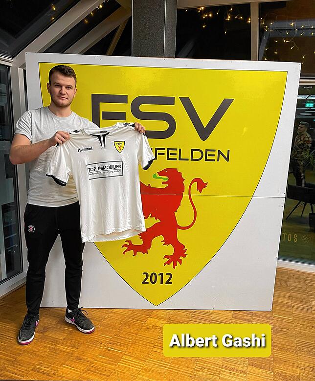 Neu im Winter: Albert Gashi kommt vom FC Rheinfelden/Schweiz.