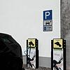 Die Ladesäulen am Stockacher Rathaus sind nur zu den Öffnungszeiten des Gebäudes aktiviert. Ein Schild weist auf die Höchstnutzungsdauer ...