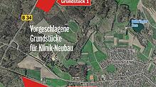 Bild : Radolfzell bietet noch ein Grundstück für den Klinik-Neubau an! Um diese Fläche geht es