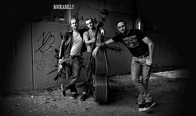 Die Rockabilly- und Rock&lsquo;n&lsquo;Roll-Band Churchville Gang tritt im &bdquo;Herr Lehmann&ldquo; auf.