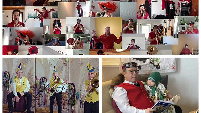 Diese närrischen Videos kamen auf SÜDKURIER Online am besten an: Präzises Zusammenspiel bei den Überlinger GuggeVamps (oben), ...