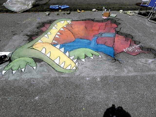 Im ersten Street-Art-Jahr 2012 entstand diese Motiv.