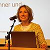 Bürgermeisterin Susen Katter musste im Rahmen des Bürgerinformationsabend in der Adler Post auch Nachfragen zu ihren ...