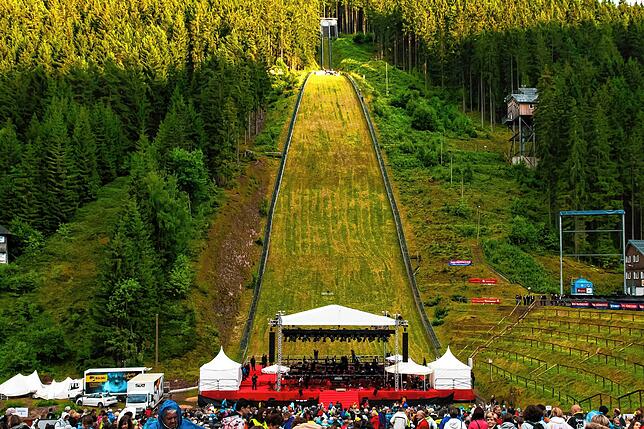 Festival an der Hochfirstschanze 2012 in Titisee-Neustadt.