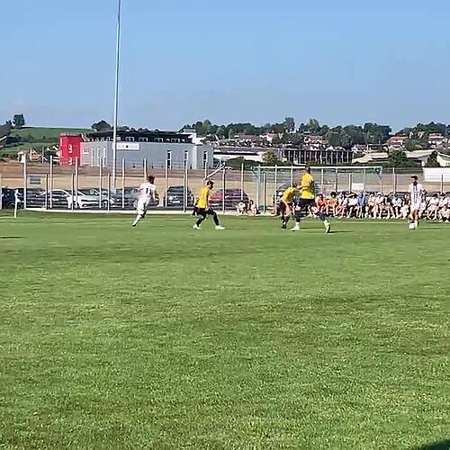 88. Minute Tevfik Ceylan schließt die Kombination zum 5:0 Endstand