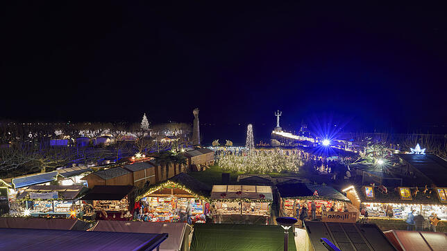 Der Konstanzer Weihnachtsmarkt im Hafen, ein Bild aus dem Jahr 2019