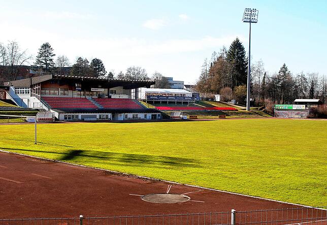 Leere statt toller Stimmung in der Geberit-Arena in Pfullendorf. Der Verbandsligist steht derzeit an der Tabellenspitze.