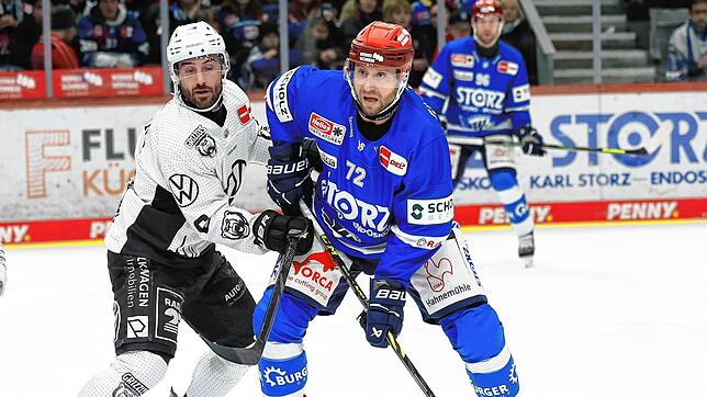 Brandon McMillan und die Schwenninger Wild Wings konnten am Freitagabend gegen die Grizzlys Wolfsburg einen Heimsieg feiern.