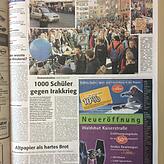 So berichtete diese Zeitung am 21. März 2003 über die Schülerdemo in Waldshut.