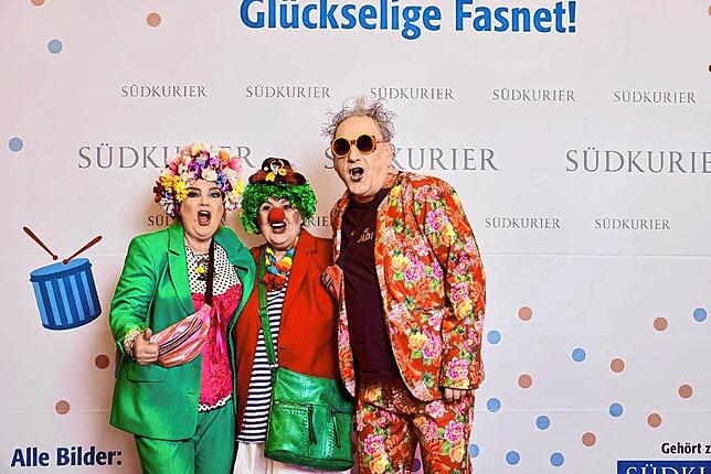 Bild 1: Fasnacht im Konzil: Narren strahlen vor der SÜDKURIER-VIP-Wand – die besten Bilder