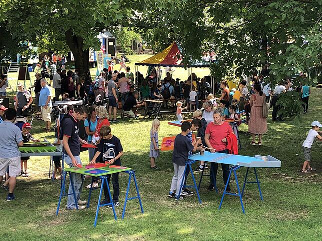 Rund 4000 Kinder und Erwachsene, so viele wie noch nie, kamen in drei Tagen auf das Spiel- und Aktionsgelände Paulinengarten.