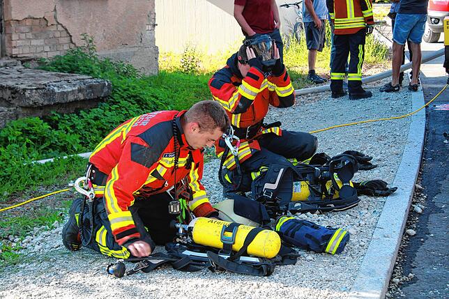 Bild 20: Jahreshauptübung der Feuerwehrabteilungen Wahlwies und Espasingen