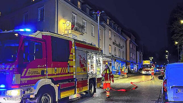 In der Bergseestraße brannte es am Freitagabend im Dachgeschoss der Stiftsmühle.