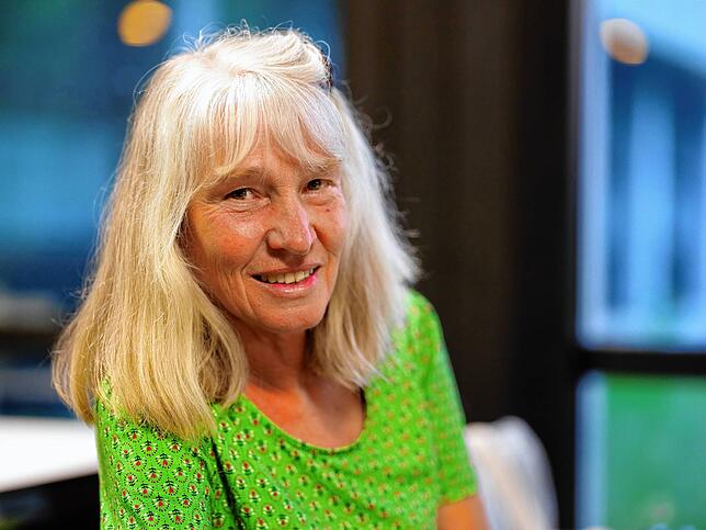Christiane Zirkel, 63 Jahre, Mitarbeiterin des Sozialdiensts in Friedrichshafen.