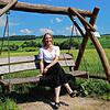 Ein Ort, um die Seele baumeln zu lassen: Die Schaukel auf dem &bdquo;Rittersteig&ldquo; oberhalb von Wutöschingen ist einer von Corinna ...