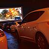 Die Messehalle A1 wird heute Abend zum Autokino, wie schon 2015 bei der Tuning World Bodensee.