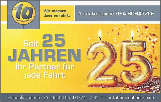 Bild 1: 25 Jahre Autohaus Schätzle: Kompetenter Partner rund ums Auto