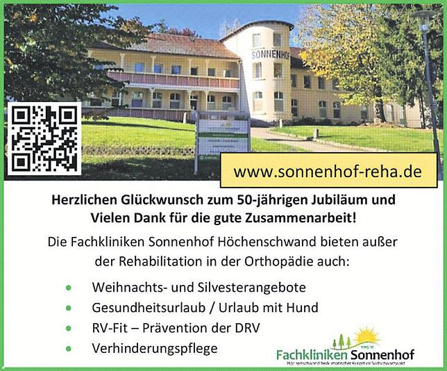 Bild 4: 50 Jahre Gemeinde Höchenschwand : Attraktiver Wohnort
