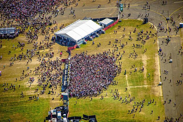 Bild 12: Beeindruckende Luftaufnahmen vom Southside-Festival 2025