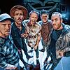 Sie bringen Blowpop auf die Bühne: die &bdquo;Fäaschtbänkler&ldquo;. Von links: Michael Hutter, Roman Pizio, Andreas Frei, Roman ...