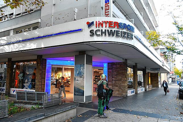 Das Sportgeschäft Schweizer in der Erzbergerstraße in Singen.