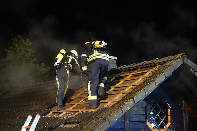 Bild 2: Bilder: Drei Brände in Bonndorf in einer Nacht