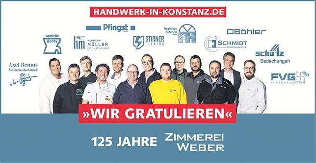 Bild 1: 125 Jahre Holzbau Weber: „Es schwingt immer die Ehrfurcht vor dem Können unserer Vorfahren mit“