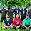 Die talentierten Neuzugänge (oben v. l.): Robert Kremer (sportliche Leitung), Fabio Berrer (Co-Trainer), Florian Vid, Patrick Zeller, ...