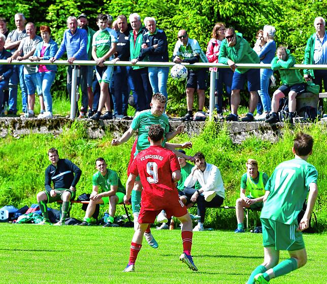 Unvergesslich: Yannic Rüd vor der Kulisse beim 1:0-Sieg des SV Waldhaus beim FC Dachsberg, der dem Club den vorzeitigen Meistertitel ...