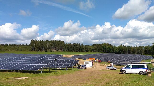 Mit dem neuen Leibertinger Solarpark können rein rechnerisch 1600 Haushalte mit Strom versorgt werden.