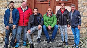 Die Tengener Ortschaftsräte (von links) Andreas Kasper, Andy Weckerle, Patrick Ritzi, Carsten Wieland, Claus Preter und Georg Eichkorn.