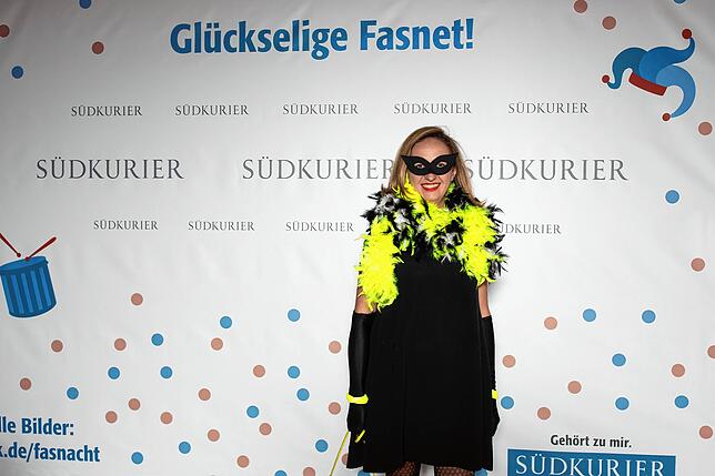 SÜDKURIER Fotowand beim Stockacher Narrengericht 2020
