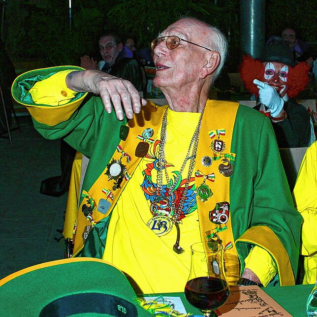 (Archivbild) Lennart Graf Bernadotte – hier ein Bild aus dem Jahr 2004 – liebte die Fasnacht. Ihm war an der Gründung einer ...