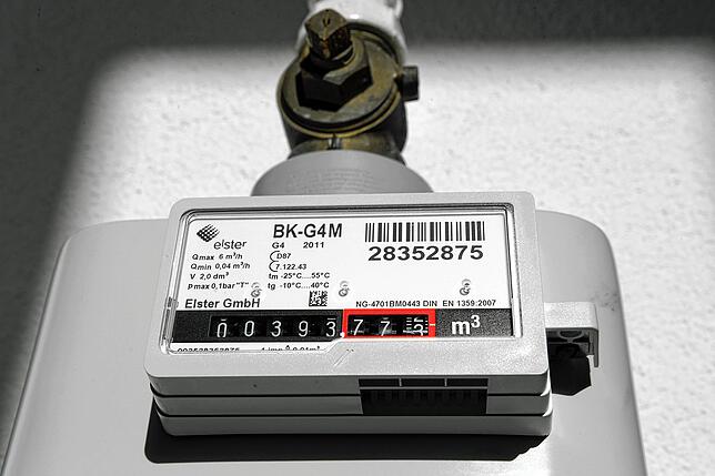 Gaszähler in einem Haus: Gas ist bei den Stadtwerken die gewinnträchtigste Sparte. Bild: dpa