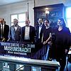 Sie stellen die Museumsnacht 2025 im Rathaus Stein am Rhein vor (von links): Marcel Zürcher, Catharina Scheufele, Singens OB Bernd ...