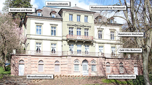 Die Villa Berberich ist seit 35 Jahren das Kulturhaus der Stadt Bad Säckingen. Unser Bild zeigt, welche Einrichtungen in dem ...