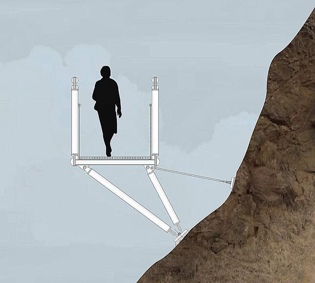 Bild 1: Damit Marienschlucht begehbar wird: So entstehen 315 Meter Stahlwege