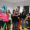 Gewohnt gut gelaunt proben die Alte Jungfere Ulrike Merkle, Bettina Haas, Ulrike Degen, Stefanie Brüderle, Nicole Frey, Kiri Lauterbach, ...