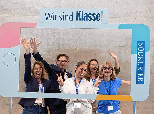 Bild 2: Alle Selfierahmen-Bilder der SÜDKURIER „Klasse!“-Veranstaltung in Singen