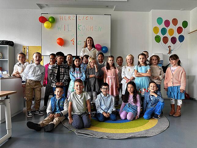 21 Mädchen und Jungen wurden in die Klasse 1c der Johann-Peter-Hebel-Schule in Tiengen eingeschult. Klassenlehrerin ist Anna Plume.