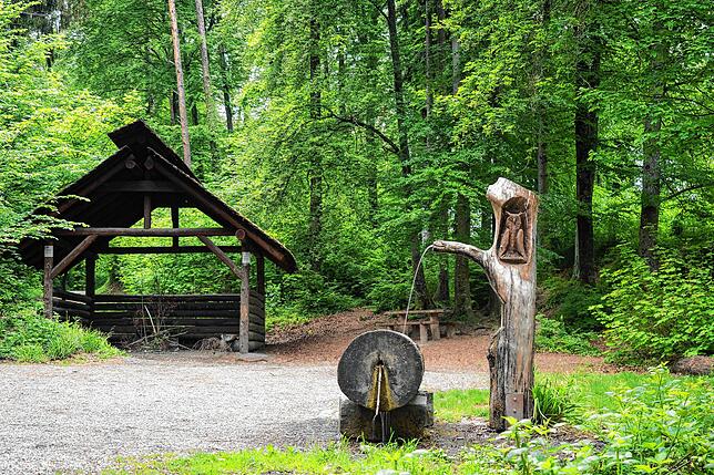 Der Parkplatz Eulenbach in Wallhausen
