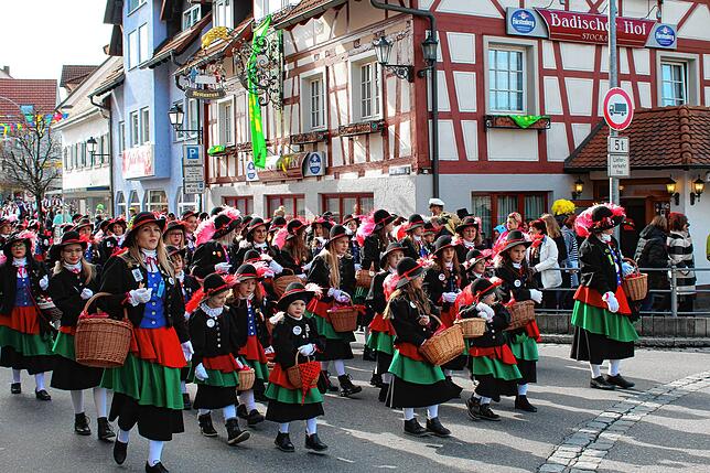 Der Umzug durch Stockach.
