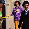 Die Berggeister nach der Schlüsselübernahme im Herdwanger Rathaus in der vergangenen Fasnet. Die Narren von links: Vorsitzende Barbara ...