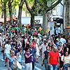 So sah es beim letzten grenzüberschreitenden Flohmarkt Konstanz-Kreuzlingen im Jahr 2019 auf der Laube aus.