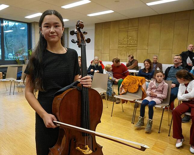 Tomoka Sophie Winklmeier aus Waldshut-Tiengen hat auf dem Violoncello Leistung gezeigt, nur ein Punkt fehlte ihr für eine Weiterleitung ...