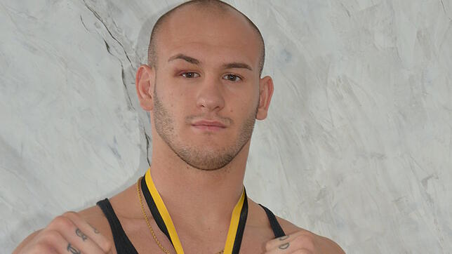 Der Blumberger Boxer Christian Fischer wurde bei den U22 Meisterschaften bis 91kg in Rostock deutscher Vizemeister. Bild: Hans Herrmann