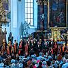 Der Kreutzer-Chor gab in der Meßkircher Stadtpfarrkirche St. Martin ein Konzert, das das Publikum begeisterte. Bilder: Günther Brender