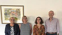 Die frühere SPD-Kreisrätin Karin Gallmann, Konstanze Trandin vom SPD-Ortsverein Wehr und SPD-Landtagskandidatin Joana Stöhrer da Costa ...