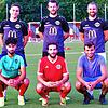 Neue beim FC Wallbach: Die Trainer Thomas Scherzinger (rechts) und Andreas Braunagel wollen Maximilian Engel und Timo Bernauer (hinten, ...